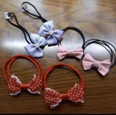 ヘアゴム　リボン　セット