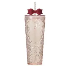 【新品】スターバックス ホリデー 2025 コールドカップタンブラー リボン