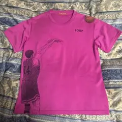 SLAM DUNK バスケットボールTシャツ ピンクLサイズ