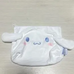 サンリオガチャガチャ ふわふわFACE台形ポーチ シナモロール