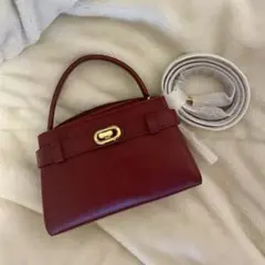 バーガンディ ショルダーバッグ