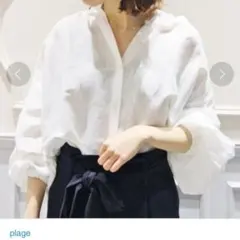 plage ボリュームスリーブ リネンブラウス　ドゥーズィエムクラスのサムネイル