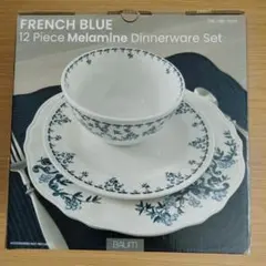 BAUM French Blue メラミン食器 12ピースセットのサムネイル