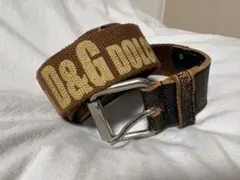 D&G ロゴ入り ブラウン ベルトのサムネイル