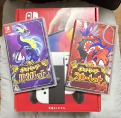 NintendoSwitc有機EL ポケモンSVセット オリジナルギフトボックス