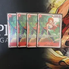 ナミ R 絵柄違い 4枚セット アルティメットデッキ【三船長集結】封入