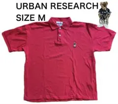 URBAN RESEARCH TEDDY BEAR テディベア ポロシャツ 赤Mのサムネイル