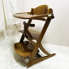 大和屋　すくすくチェアイーエス　テーブル付き　ブラウン
