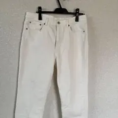 H&M エツチアンドエム　レディースデニムパンツ　白　大きいサイズ　No.9のサムネイル