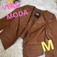 【美品】VERO MODA ヴェロモーダ　レザージャケット　Mサイズ相当