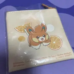 [C0006]ポケモン 小型ポーチ パモ オレンジデザイン