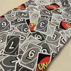 UNO 生地　布　ハギレ　はぎれ　オックス　モノトーン　白黒　おしゃれ