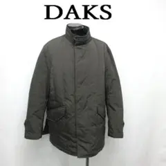 MY2312■DAKS■ダックス 中綿ダウンジャケット 裏地チェック L