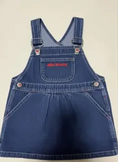 ミキハウス デニム ジャンパースカート 90