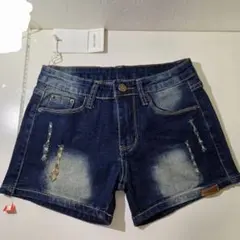 ストレッチデニムショートパンツ