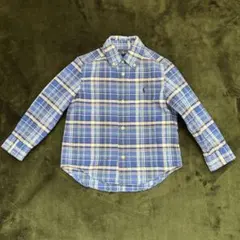 ラルフローレン　チェック柄長袖シャツ