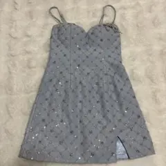 ROBE de FLEURS ミニドレス　S