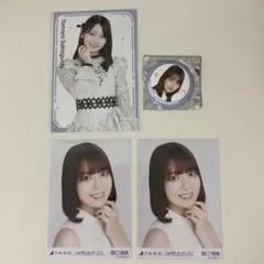 乃木坂46 阪口珠美 缶バッジ 生写真 ポストカード セット