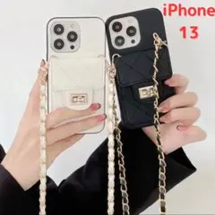 黒 iphone13ケース スマホケース iphone13 ショルダー ケース