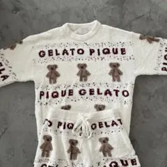 GELATO PIQUE テディベア柄ルームウェア