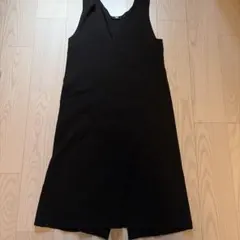 【ユニクロ】ブラッシュドジャージージャンパースカート