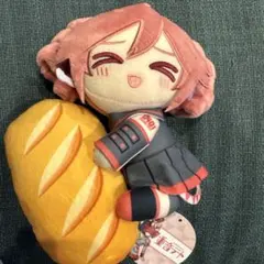 重音テト フランスパンぬいぐるみ 笑顔 タグ付き