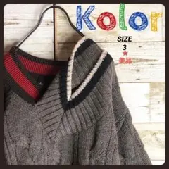 kolor カラー ドッキング ニット セーター マルカラーのサムネイル