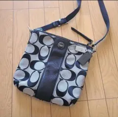COACH ショルダーバッグ グレー/ブラック