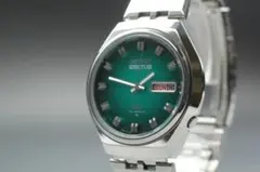 稼働品 SEIKO 6106-8680 自動巻き 腕時計 グリーン O1851のサムネイル