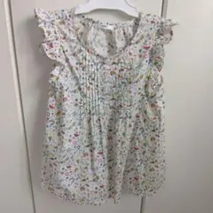 SHIPS KIDS 子供服 カラフル柄 フリル付き チュニック 女の子