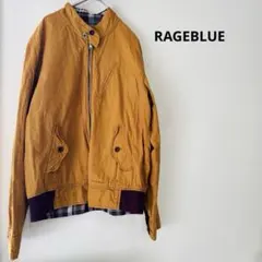 レイジブルー　リバーシブル　マスタードカラー ジャケット　ブルゾン　メンズ　M