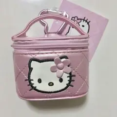 ハローキティ バニティ形　ミニアクセサリーケース　キルトシリーズ