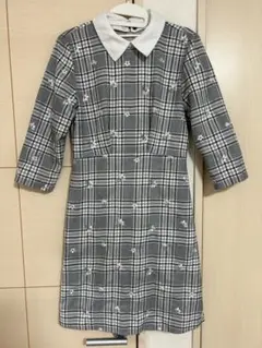 JILL by JILLSTUART アンクルチェックエンブロイダリーワンピースのサムネイル