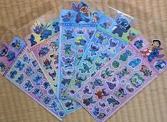 ディズニー スティッチ ホログラムシール 6枚セット