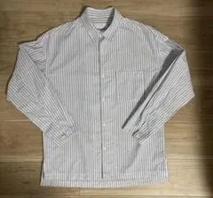 LIDNM ストライプ 長袖シャツ　日本製