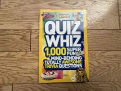 洋書　クイズ本　ナショナルジオグラフィック『QUIZ WHIZ』