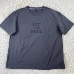 FRIFUL SHEIN シーイン 立体ロゴ半袖Tシャツ グレー Lサイズのサムネイル
