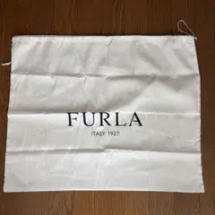 FURLA ホワイト巾着袋