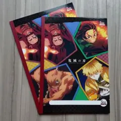 鬼滅の刃　5mm方眼罫リーダー罫入り　2冊セット