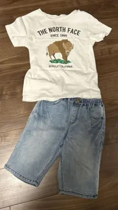 THENORTHFACE Tシャツ　キッズ　アニマル　130cm パンツ　セット