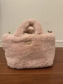 サマンサタバサ
ピンク ファー トートバッグ
