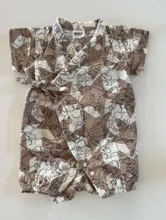 【美品】BREEZE ロンパース 甚平 ミッキー&星柄