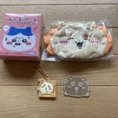 ちいかわ おかおポーチ ミラーステッカー ぷっくりラバマスグミ シーサーセット