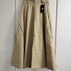 【新品】 Dickies ロング スカート ベージュ Mサイズのサムネイル