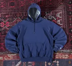 champion ヘビーウェイト ハーフジップ パーカー ネイビー XL