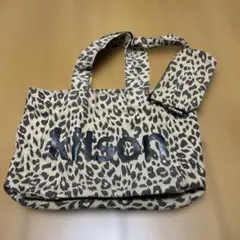 kitson レオパード柄 トートバッグ ミニポーチ付きのサムネイル