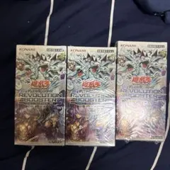遊戯王 REVOLUTION BOOSTER 3ボックスセット シュリンク付き - メルカリ