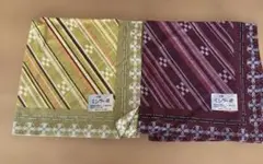 沖縄ミンサー織りハンカチ2枚