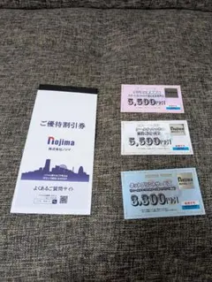 ノジマ優待券
