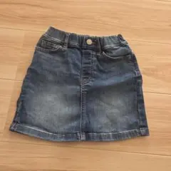 UNIQLO デニムミニスカート ゴムウエスト